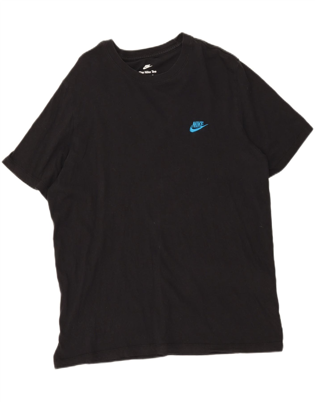 NIKE Mens T-Shirt Top XL Black Cotton