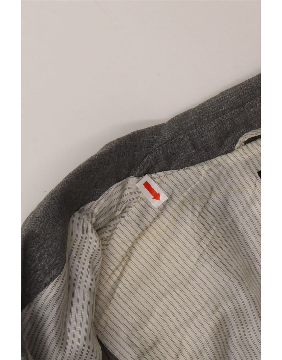 OASIS Veste blazer courte à 1 bouton pour femme UK 8 Petit Gris Polyester