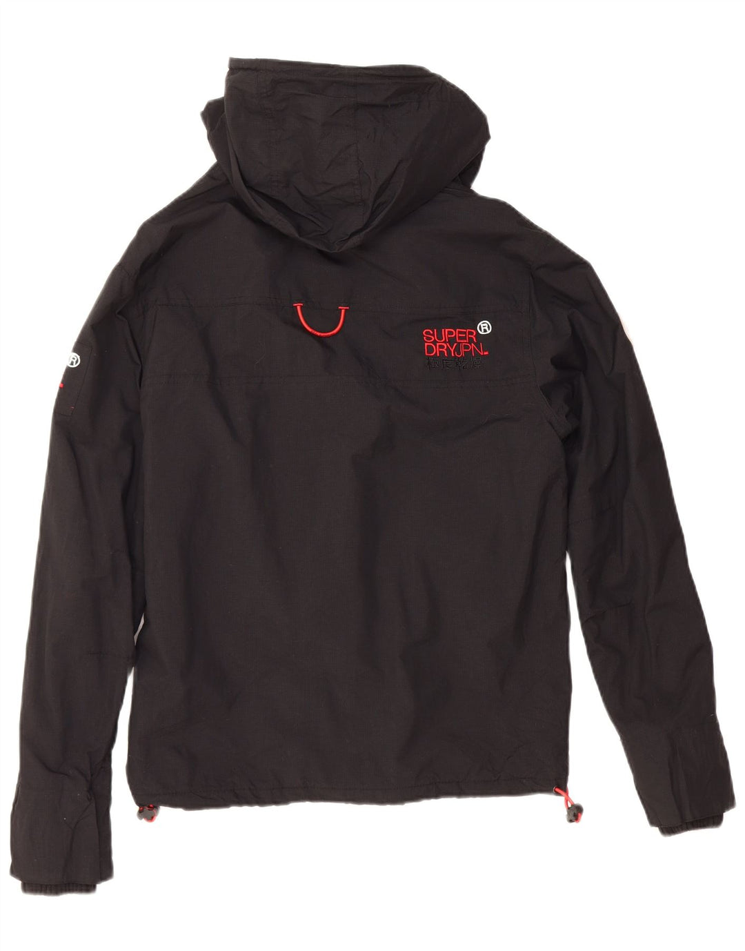 Superdry Veste coupe-vent à capuche Windattacker pour femme UK 10 Small Noir