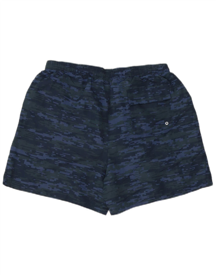 New Balance Short de bain homme grand bleu marine camouflage polyester