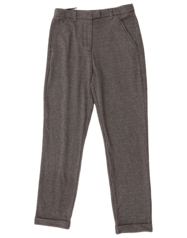 Pantalon décontracté taille haute White Stuff pour femme UK 10 Small W26 L28 Gris