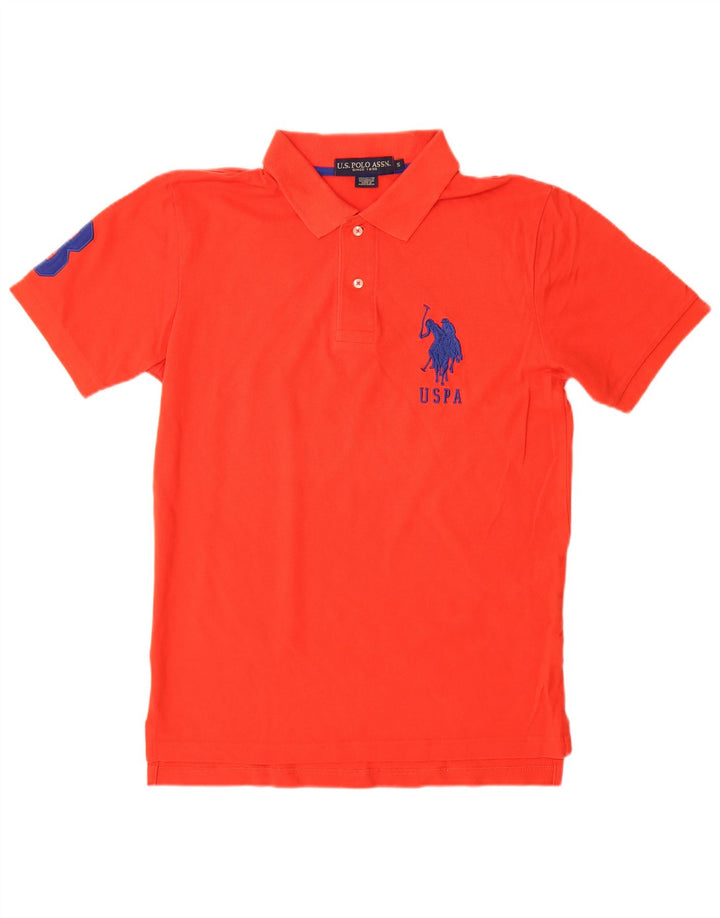 POLO AMÉRICAIN ASSN. Polo Graphique Homme Petit Coton Rouge