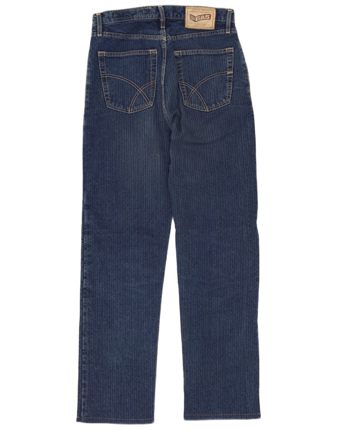 Gas Jean droit homme W29 L29 bleu marine coton