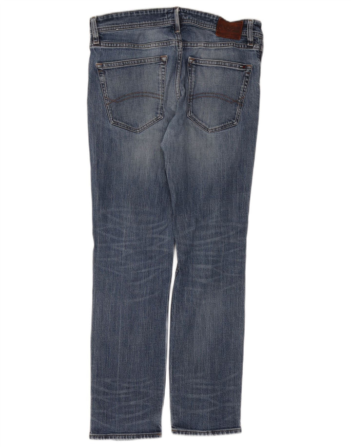 TOMMY HILFIGER Jean Droit Femme W32 L30 Bleu