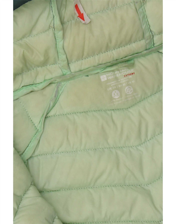 Mountain Warehouse Veste rembourrée à capuche pour femme UK 14 Nylon vert moyen