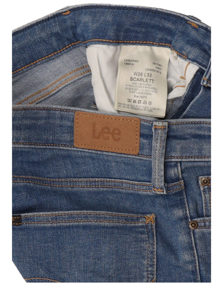 Lee Jean Skinny Scarlett Femme W26 L33 Bleu Coton