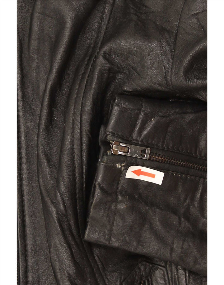 Conbipel Veste en Cuir Femme IT 48 XL Noir