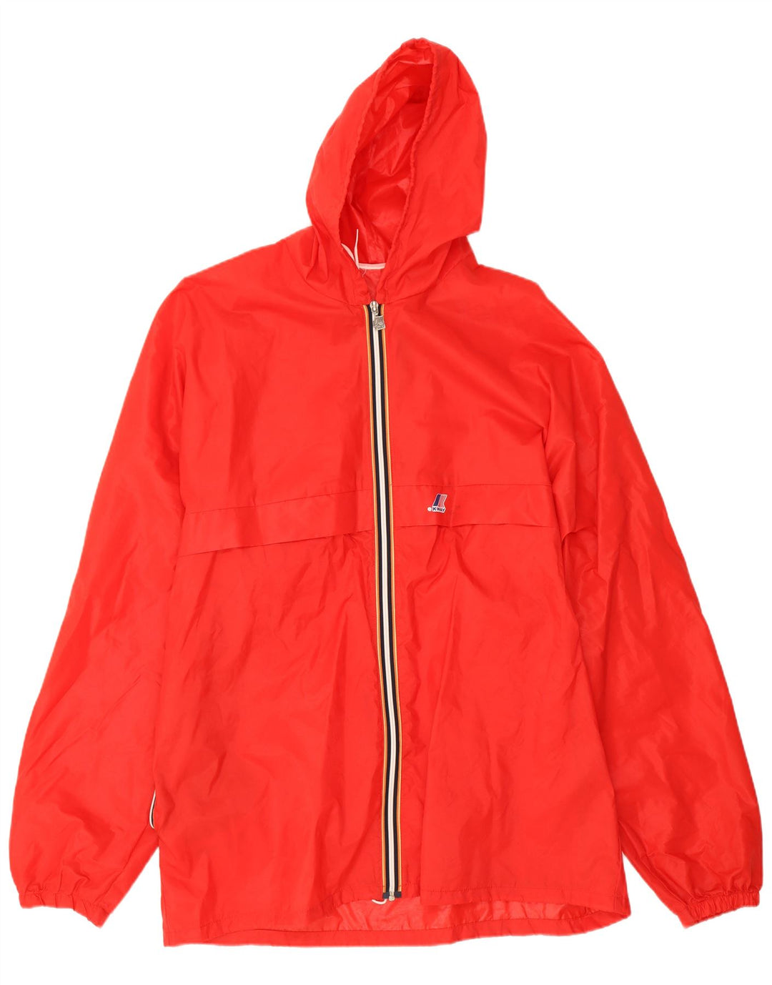 K-Way Veste de pluie à capuche pour homme UK 42 XL Rouge