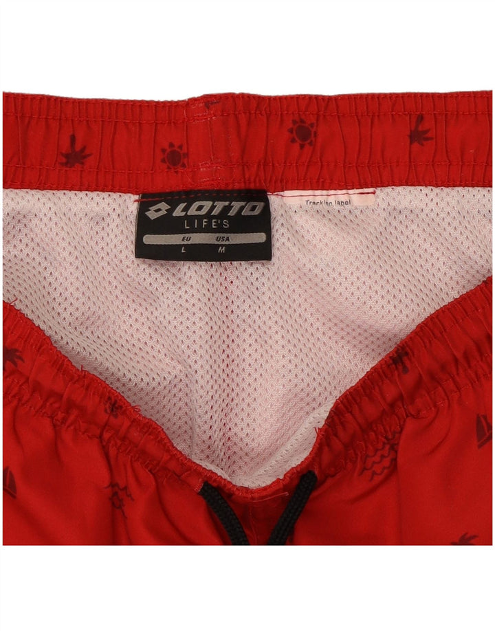 Lotto Short de Bain Graphique Homme Grand Rouge