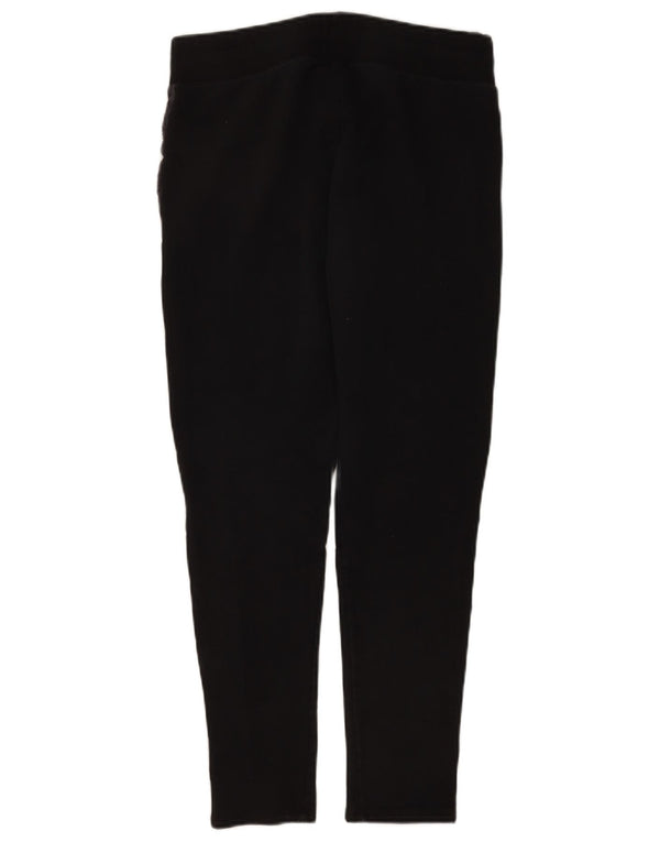 Converse Pantalon de survêtement pour femme UK 44 Large Noir Colorblock Coton