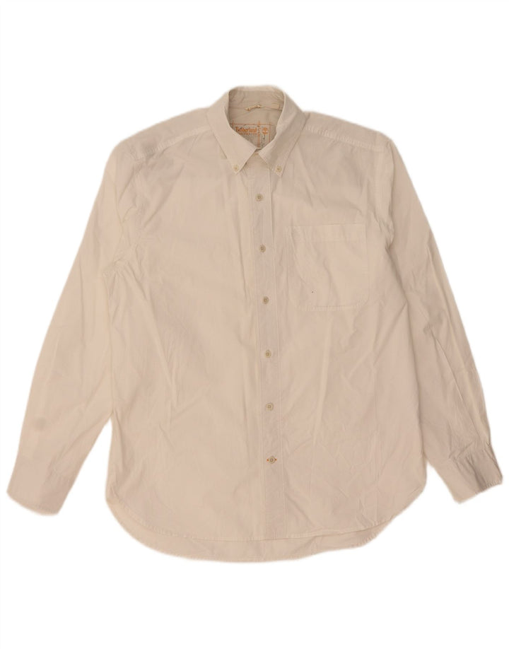 Timberland Chemise Homme Blanc Moyen Coton