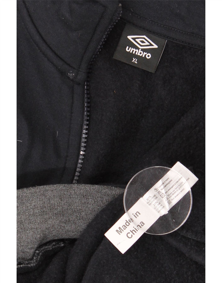 UMBRO Veste de Survêtement Graphique Homme XL Bleu Marine Colorblock Polyester