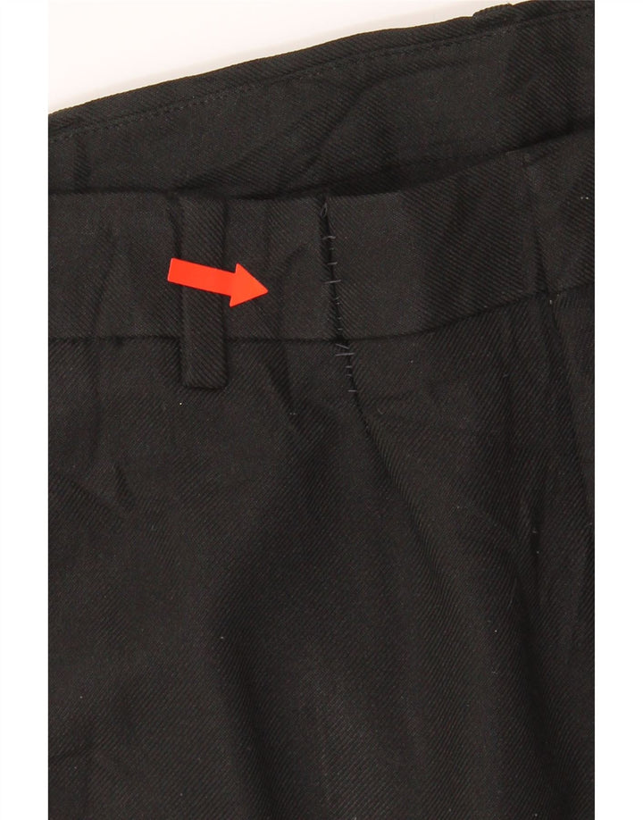 IZOD Mens Slim Chino Trousers W34 L30 Black Polyester Vintage Izod and Second-Hand Izod from Messina Hembry 