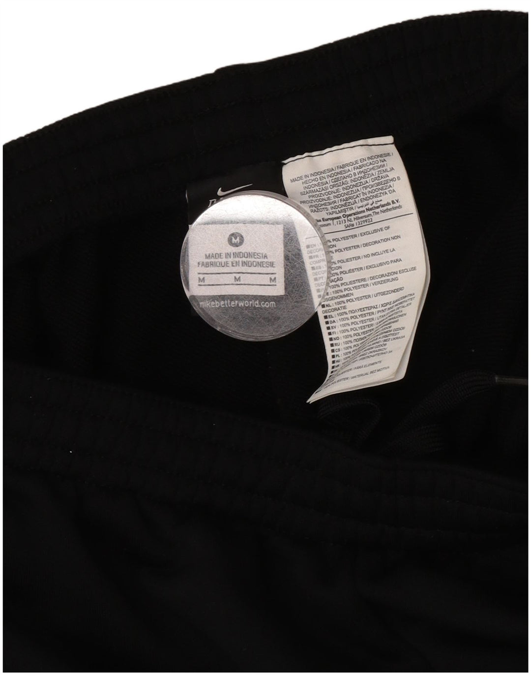 Nike Pantalon de survêtement Dri Fit Capri pour homme Noir moyen Polyester