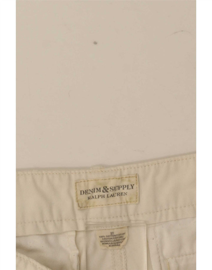 Ralph Lauren Short Chino Femme W27 Petit Coton Blanc