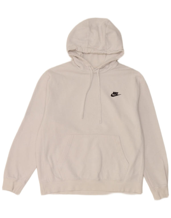 Nike Pull à capuche en coton blanc moyen pour homme