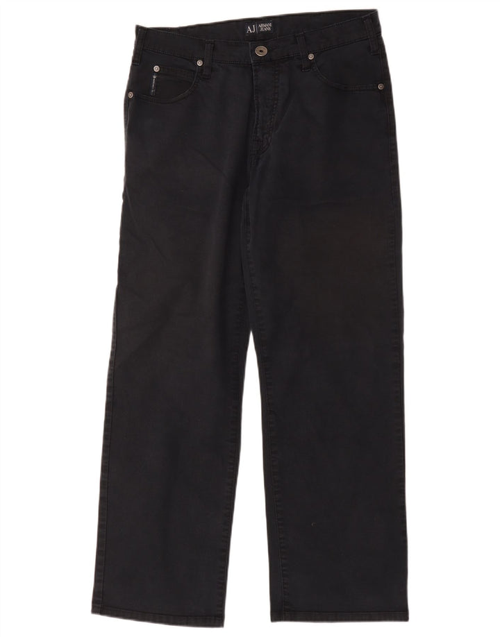 Armani Jean droit homme W32 L28 coton noir