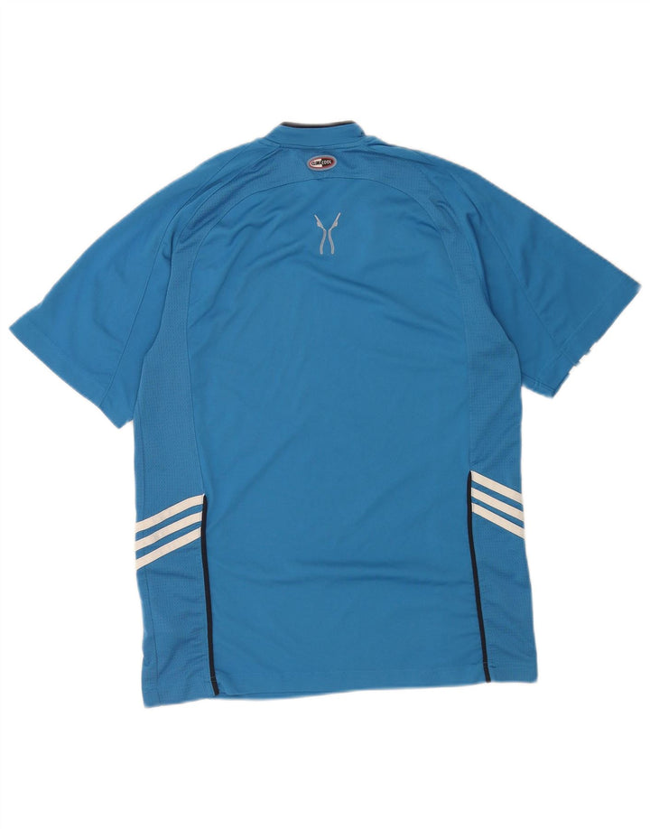 Adidas T-Shirt Homme Haut Petit Bleu Colorblock Polyester