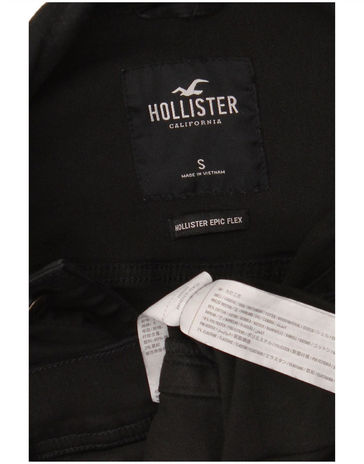 Hollister Veste en jean pour homme UK 36 Small Noir Coton