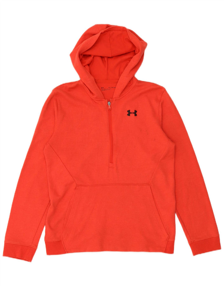 UNDER ARMOUR Pull à capuche garçon 15-16 ans XL Rouge Coton