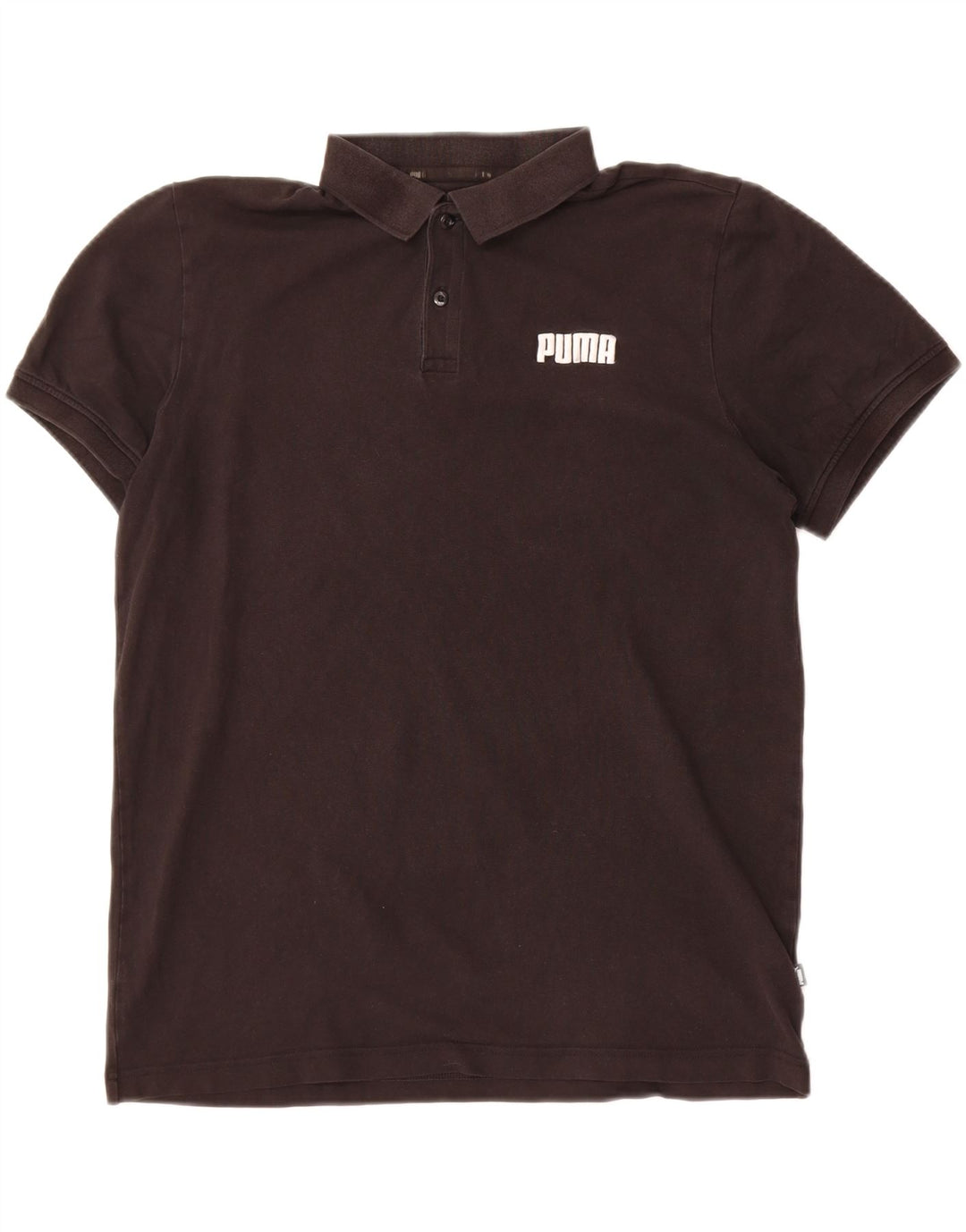PUMA Mens Polo Shirt Large Black