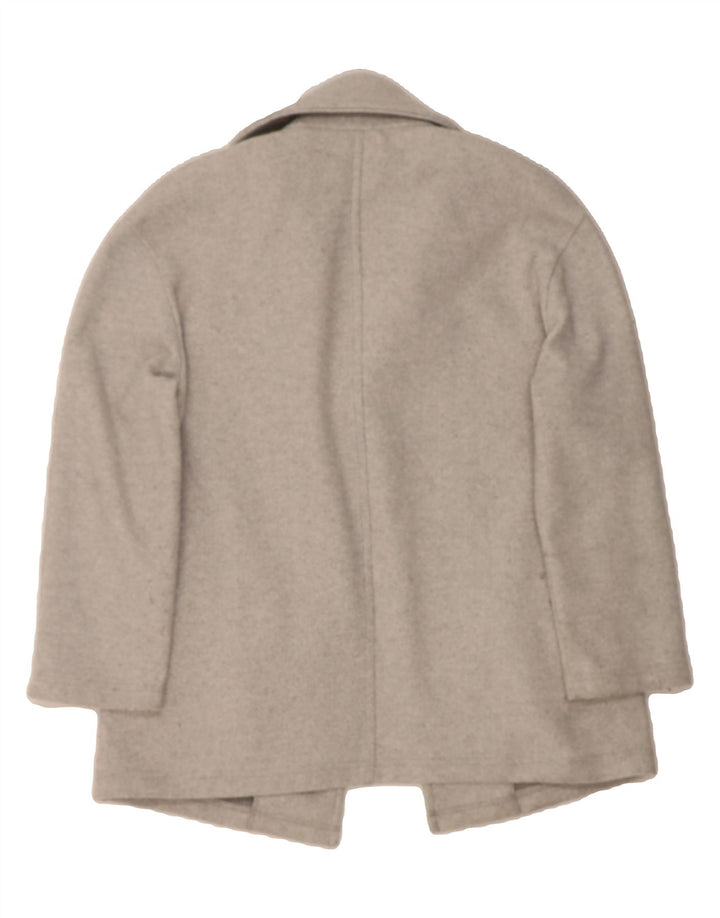 ZARA Womens Oversized Open Fleece Jacket UK 10 Small Grey Polyester Vintage Zara and Second-Hand Zara from Messina Hembry 