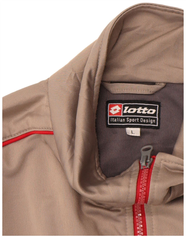 Lotto Veste de survêtement pour homme Large Beige Polyester