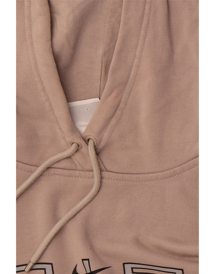 NIKE Pull à capuche graphique coupe ample pour homme, petit coton color block marron