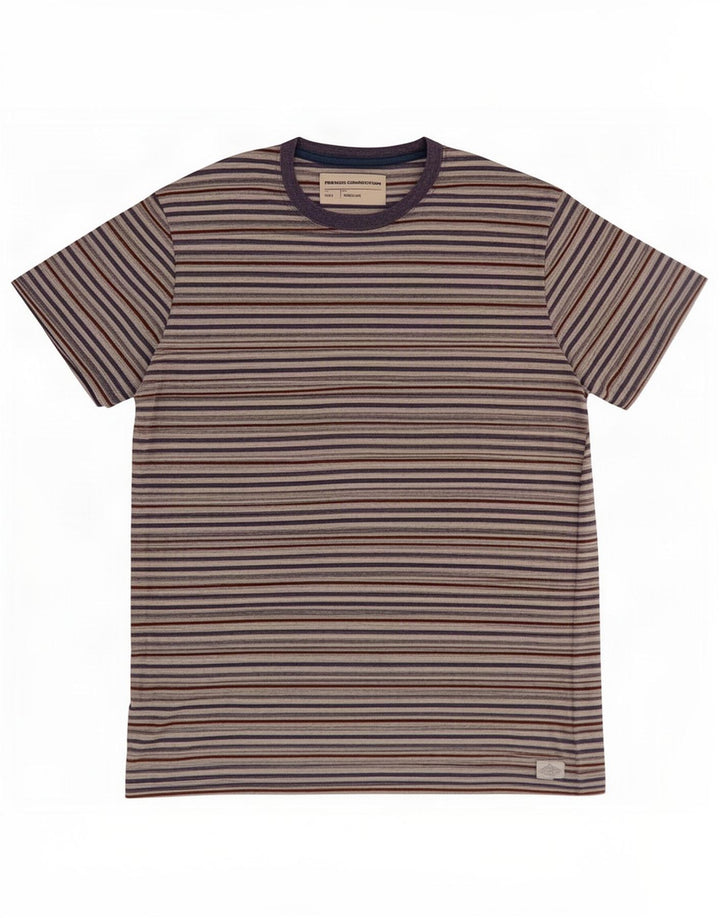 French Connection T-Shirt Homme Grandes Rayures Multicolores