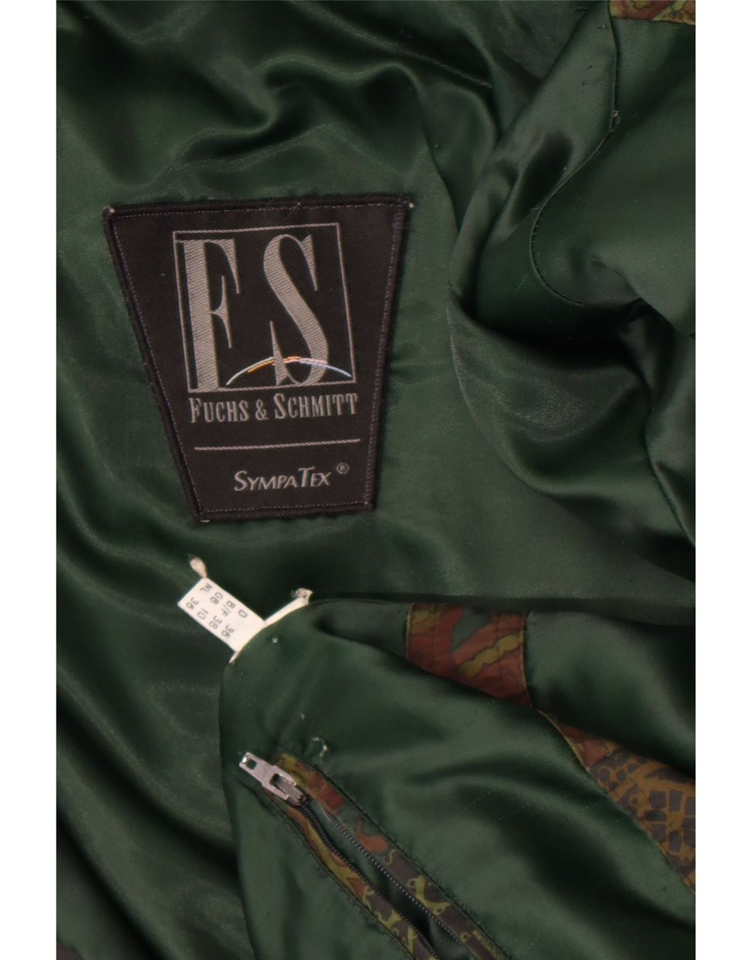 FUCHS & SCHMITT Veste coupe-vent pour femme UK 10 Small Green Paisley