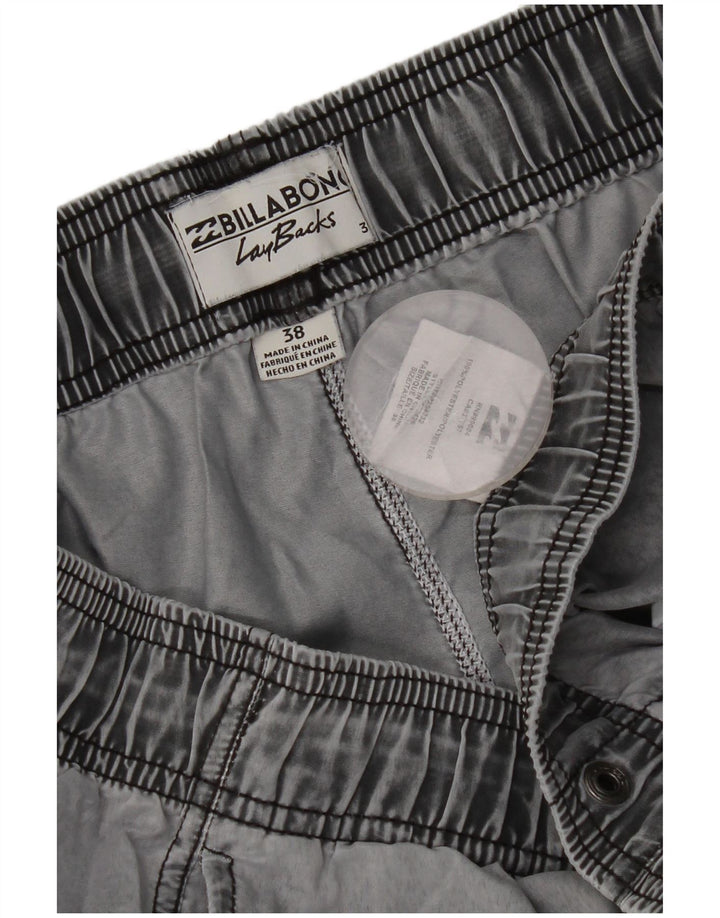 Billabong Short de Bain Homme XL Gris Rayé Polyester