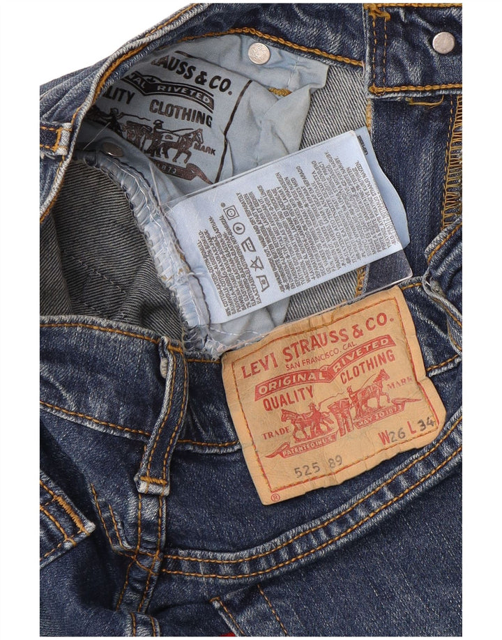 LEVI'S Jean Bootcut Femme 525 W26 L34 Bleu Coton