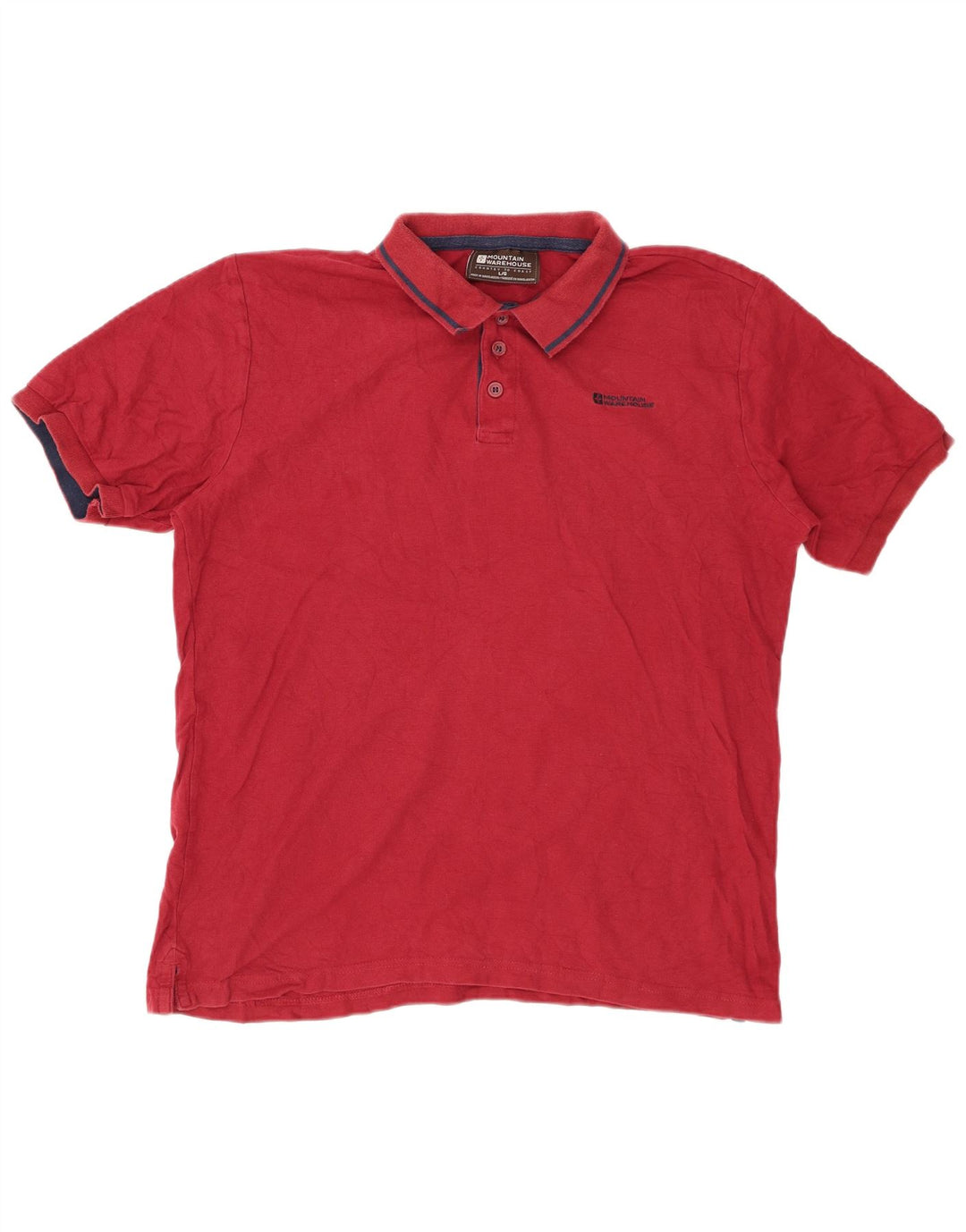 MOUNTAIN WAREHOUSE Polo Homme Grand Rouge Coton