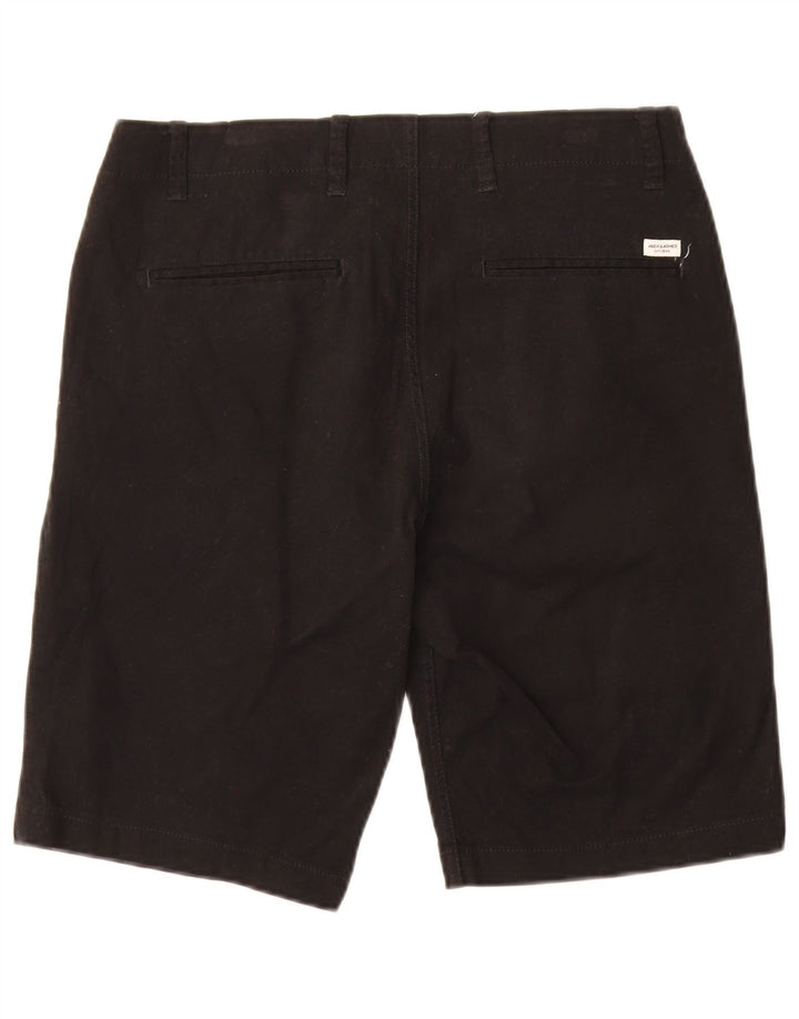 JACK & JONES Short Chino Homme Moyen W32 Noir Coton