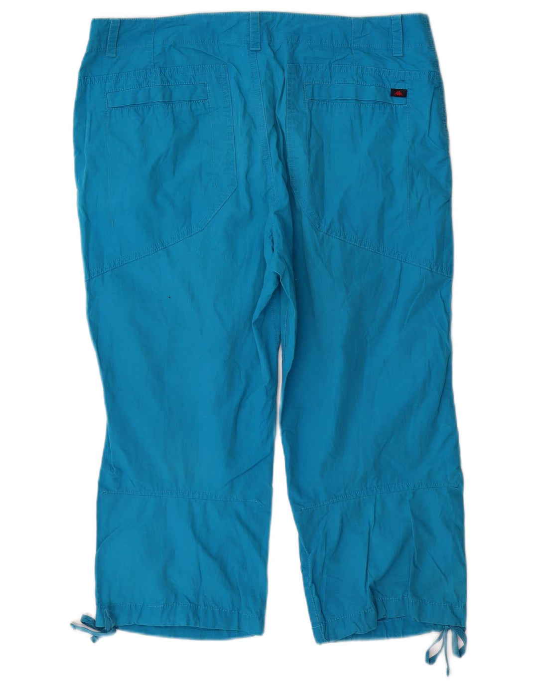 KAPPA Pantalon capri droit coupe parfaite pour femme IT 48 XL W34 L20 Bleu