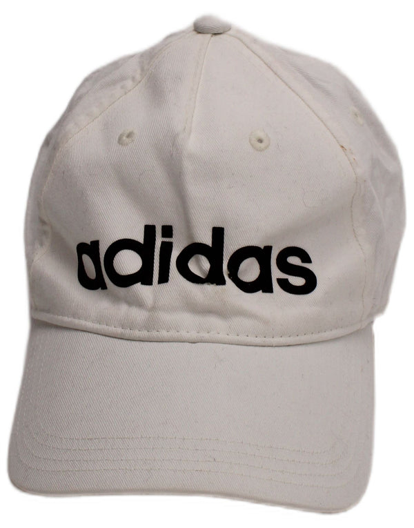 Adidas Casquette de baseball graphique pour homme Taille unique Blanc Coton