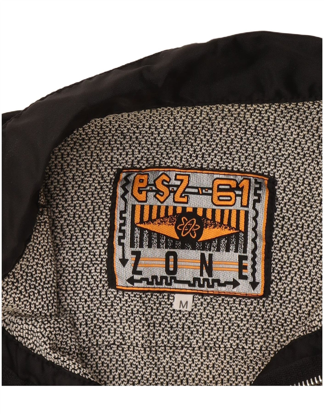 ZONE Polo Graphique à Manches Longues Homme Gris Moyen Colorblock