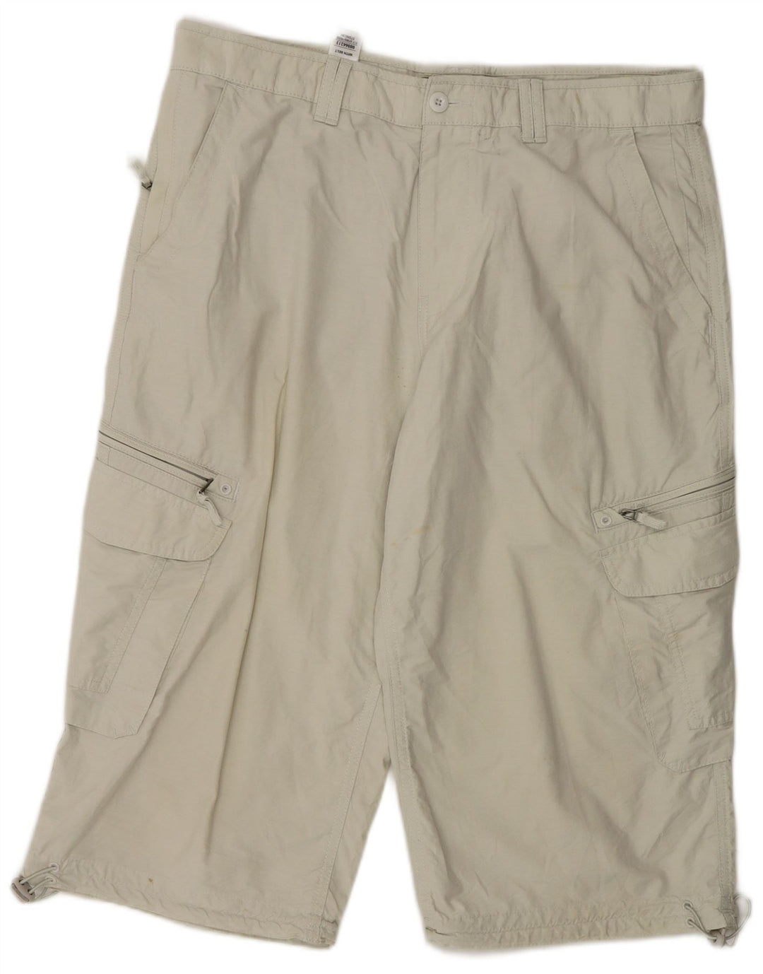 Marks & Spencer Bermuda cargo pour homme W36 Grand coton beige
