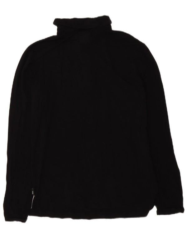 Armani Collezioni Polo à manches longues pour homme XL Noir