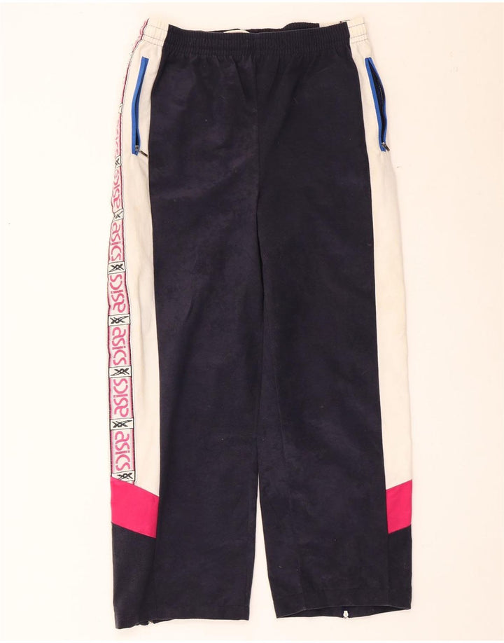 Asics Pantalon de Survêtement Graphique Homme Bleu Marine Moyen Colourblock