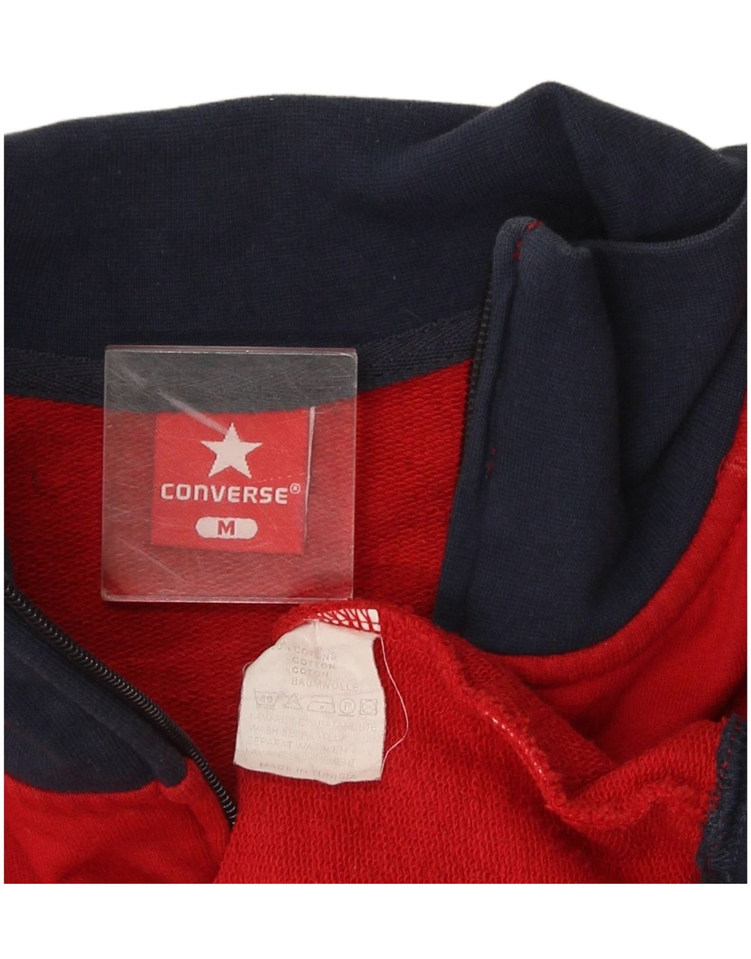 Converse Veste de Survêtement All Star Graphic Homme Rouge Moyen Colourblock