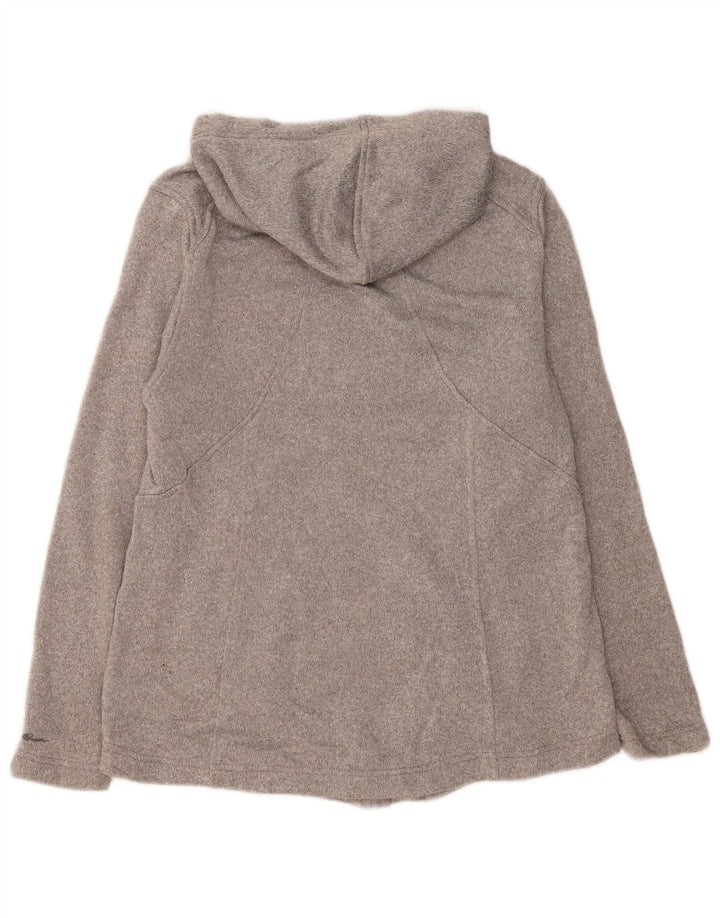 Eddie Bauer Pull à capuche zippé pour femme UK 18 XL Gris Polyester