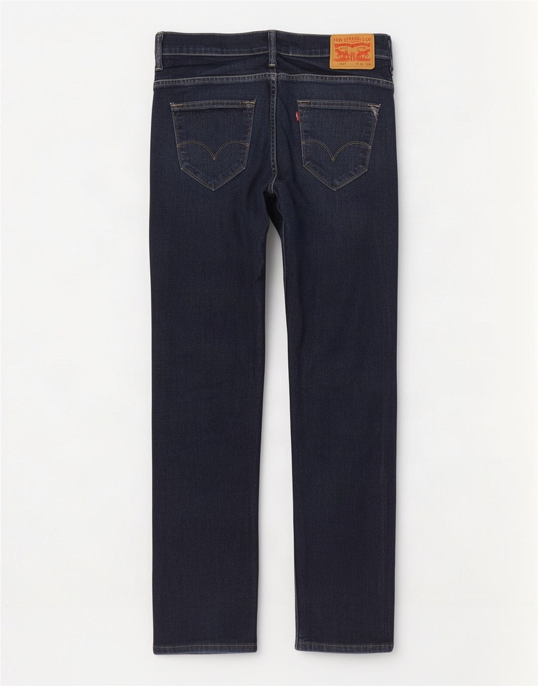 Levi's Jean Droit 504 Femme W30 L32 Bleu Marine Coton