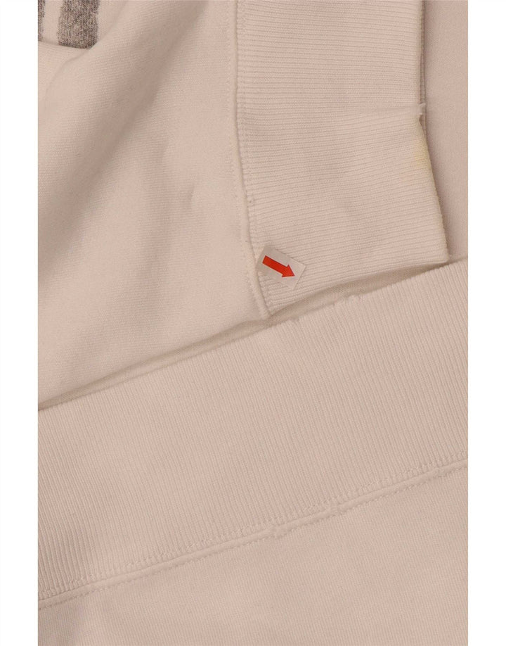 Polo Ralph Lauren Sweat-shirt graphique pour femme UK 14 Blanc moyen