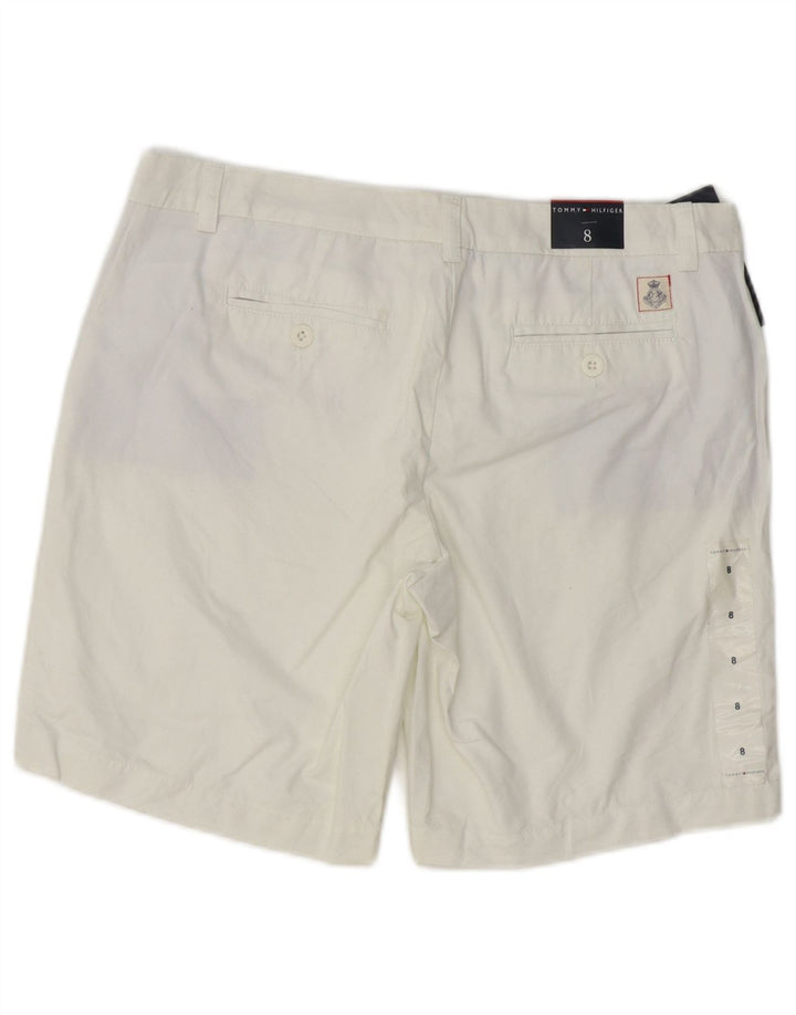 Tommy Hilfiger Short Chino Femme US 8 Medium W32 Coton Blanc
