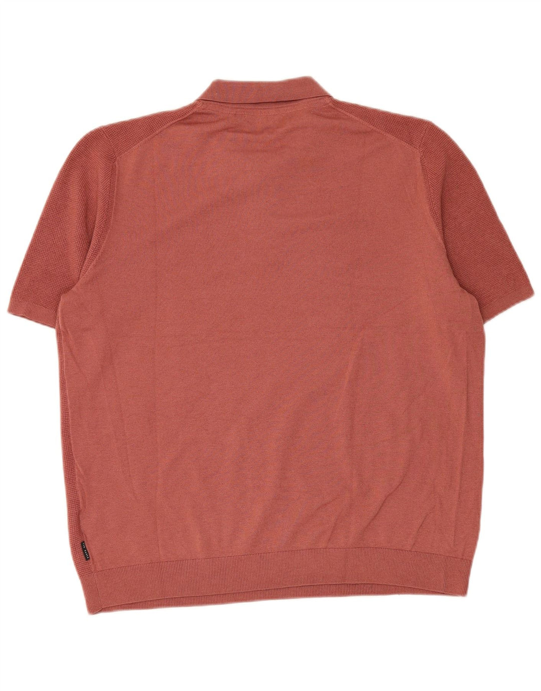 Ted Baker Polo Homme Taille 6 2XL Rouge Polyester