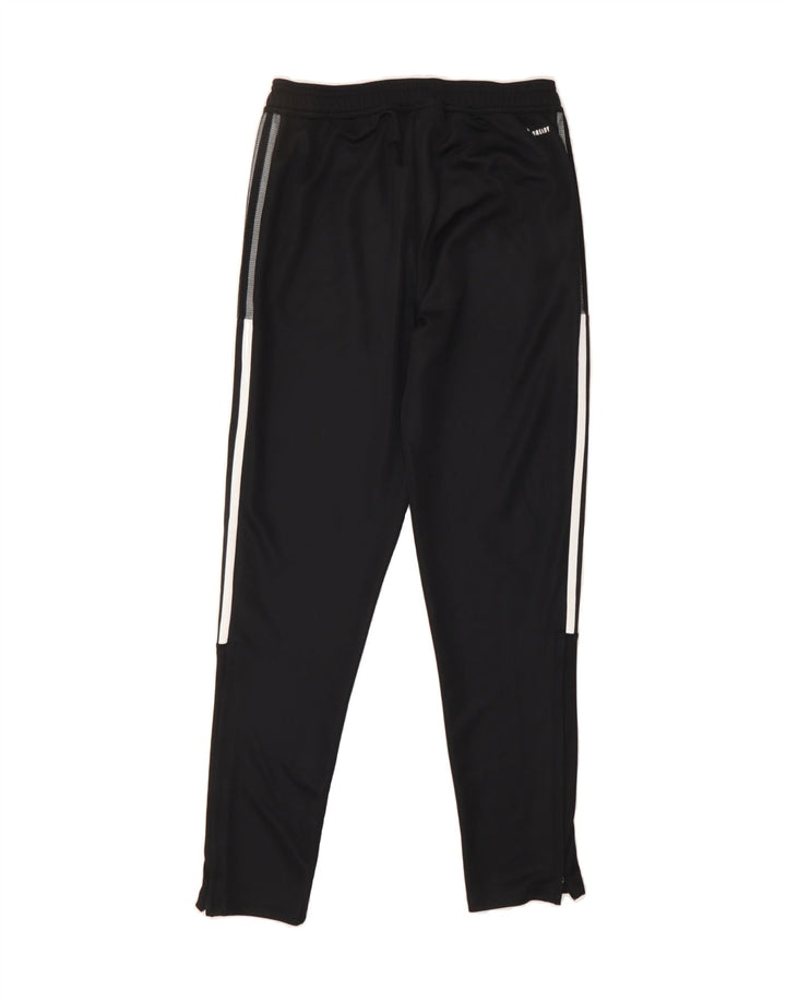 ADIDAS Boys Primegreen Tracksuit Trousers 13-14 Years  Black Polyester Vintage Adidas and Second-Hand Adidas from Messina Hembry 