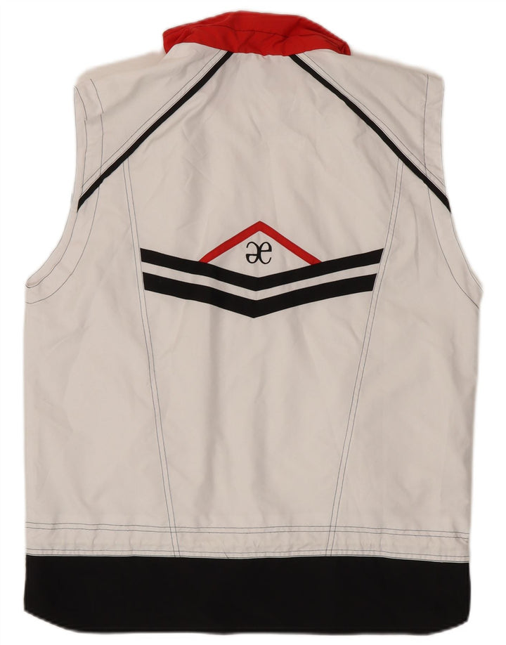 Elegance Womens Crop Gilet UK 16 Grand Blanc Colorblock Polyester