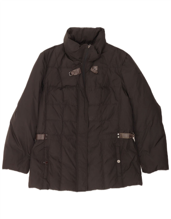 Geox Veste matelassée pour femme UK 44 Medium Noir Polyester