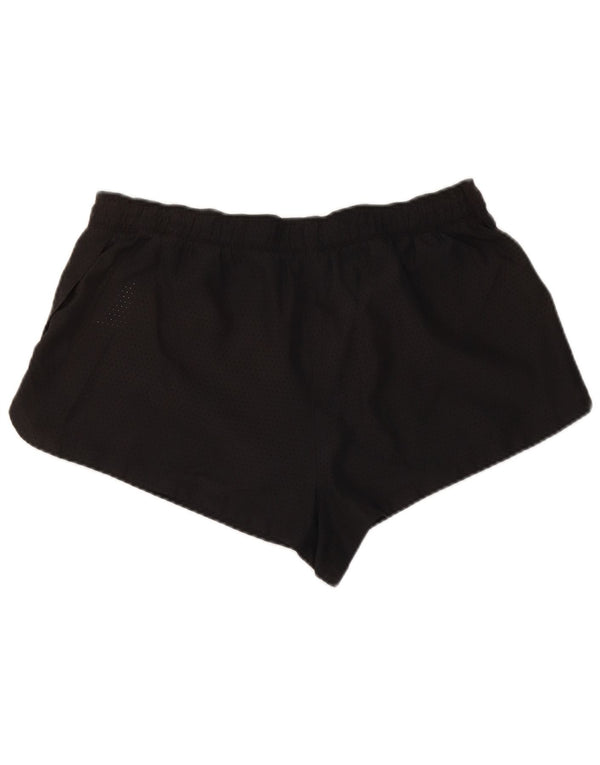 Nike Short de sport Dri Fit pour femme UK 16 Large Noir Polyester